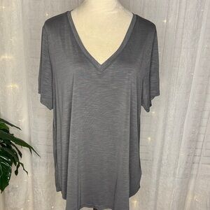 Mod Ref Slate V-Neck Short Sleeve Tee